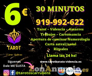 Tarot a 6 euros 30 min